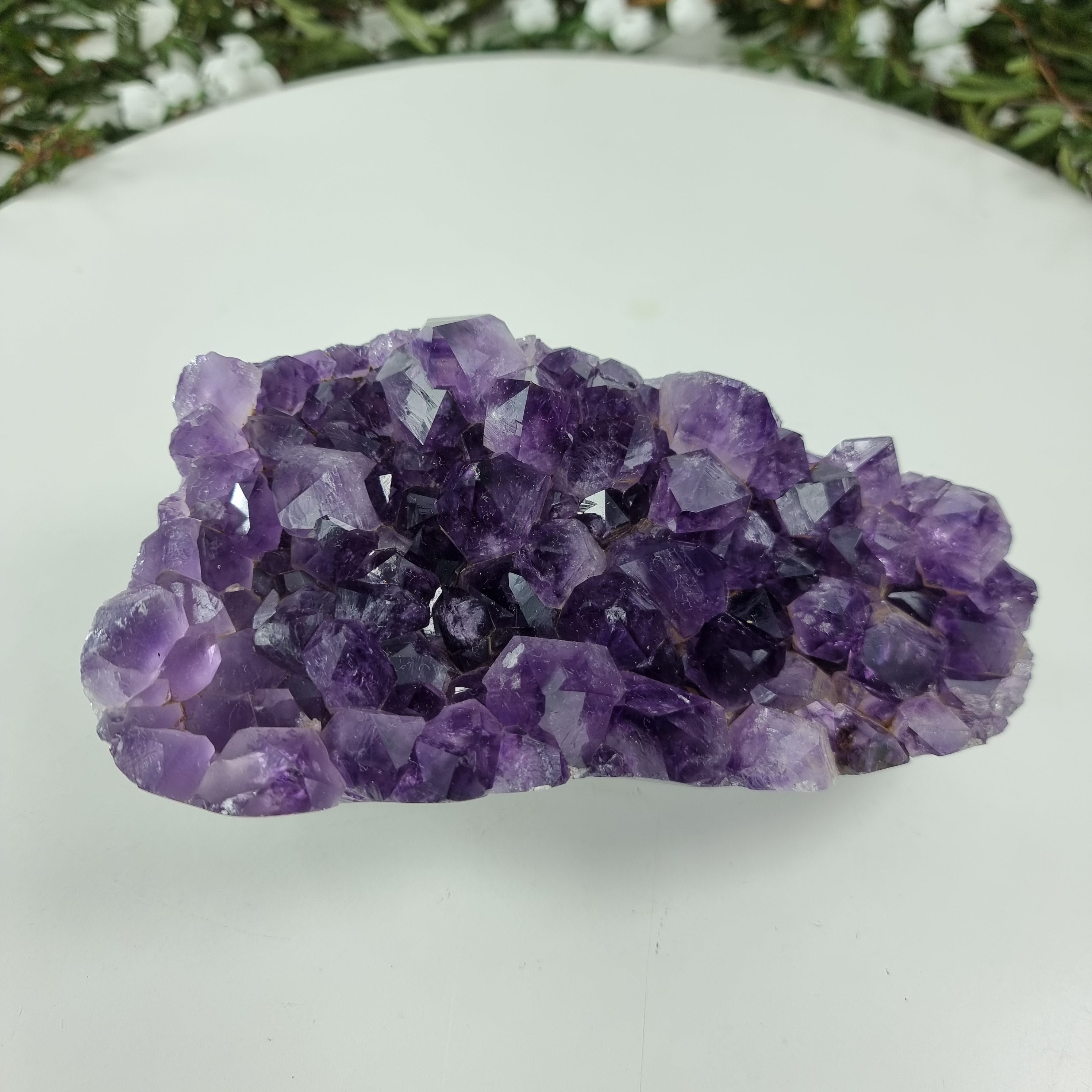 Druzy Amethyst with Violet Crystals weighing 1.136 Kgs, Energy, Beauty, and Sophistication