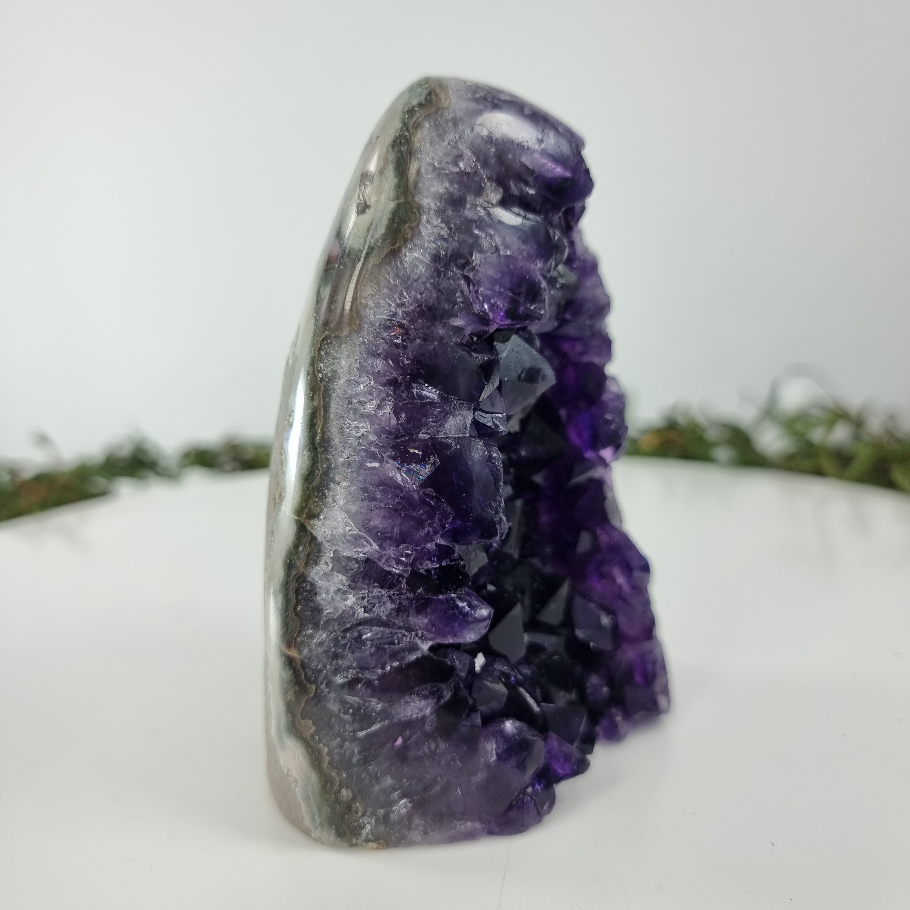 Amethyst Druse with Special Crystals weighing 0.90 kg, Energy, Beauty, and Sophistication