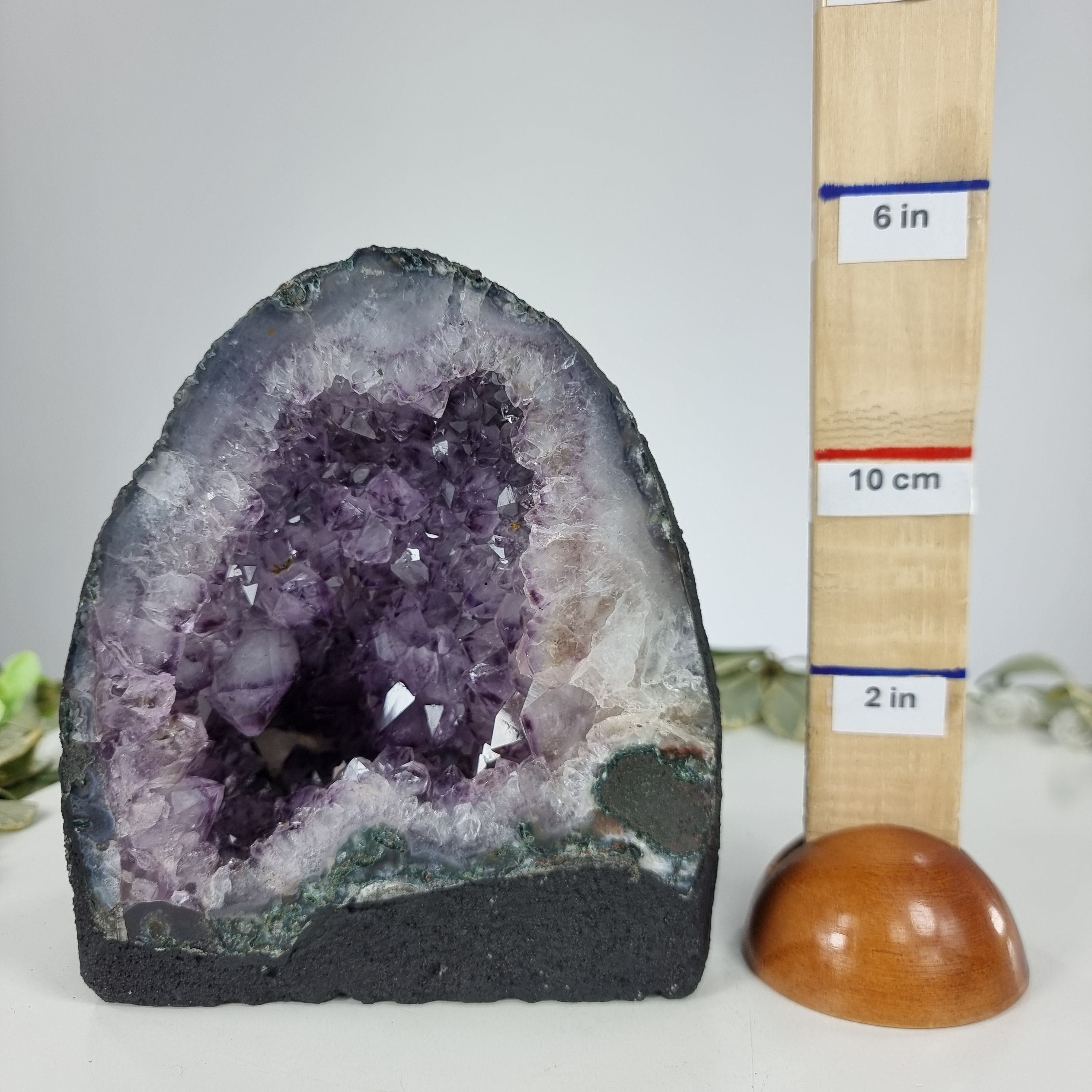 Chapel in Raw Druse Amethyst - Amethyst Geode 2.85 Kgs, Energy, Beauty, and Sophistication