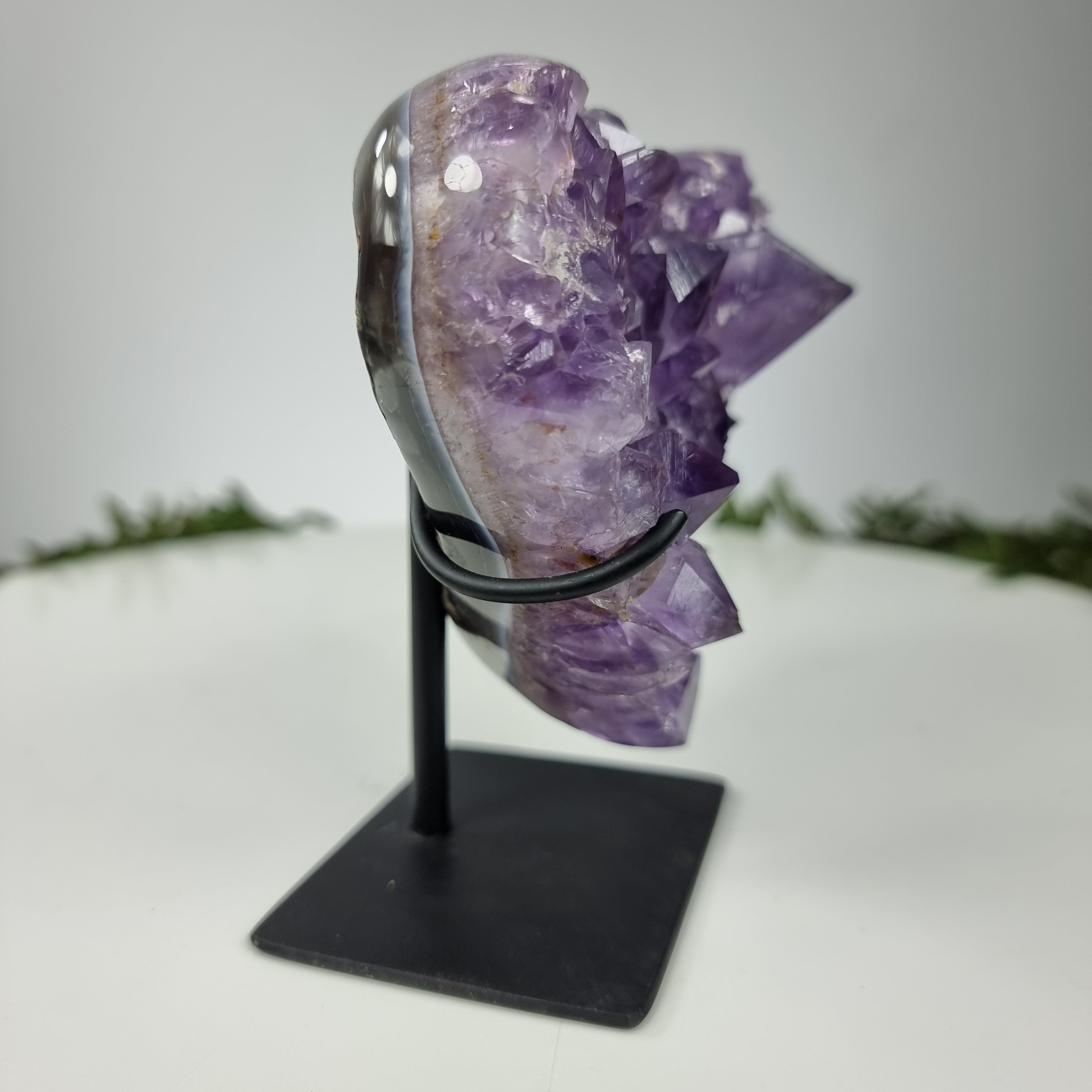 Corazón de Amatista Especial | Peso 0,760 kg, Altura 13 cm | Energía, Belleza y Sofisticación