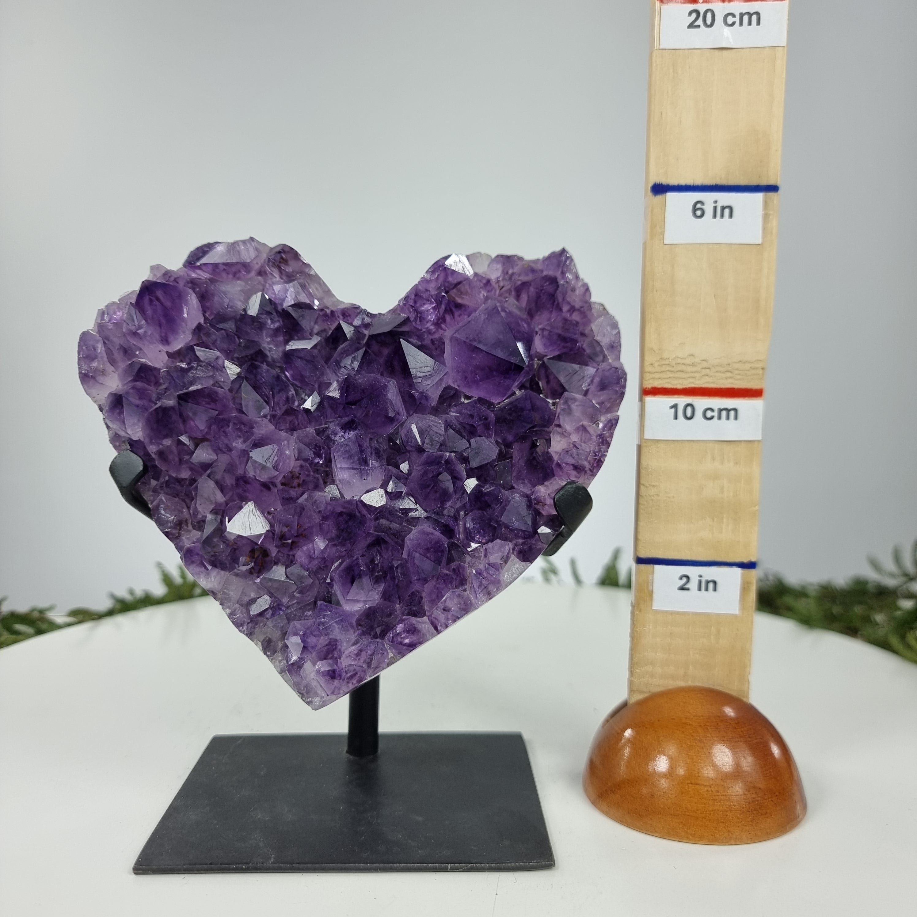 Corazón de Amatista Especial | Peso 1,30 Kg, Altura 19 cm | Energía, Belleza y Sofisticación