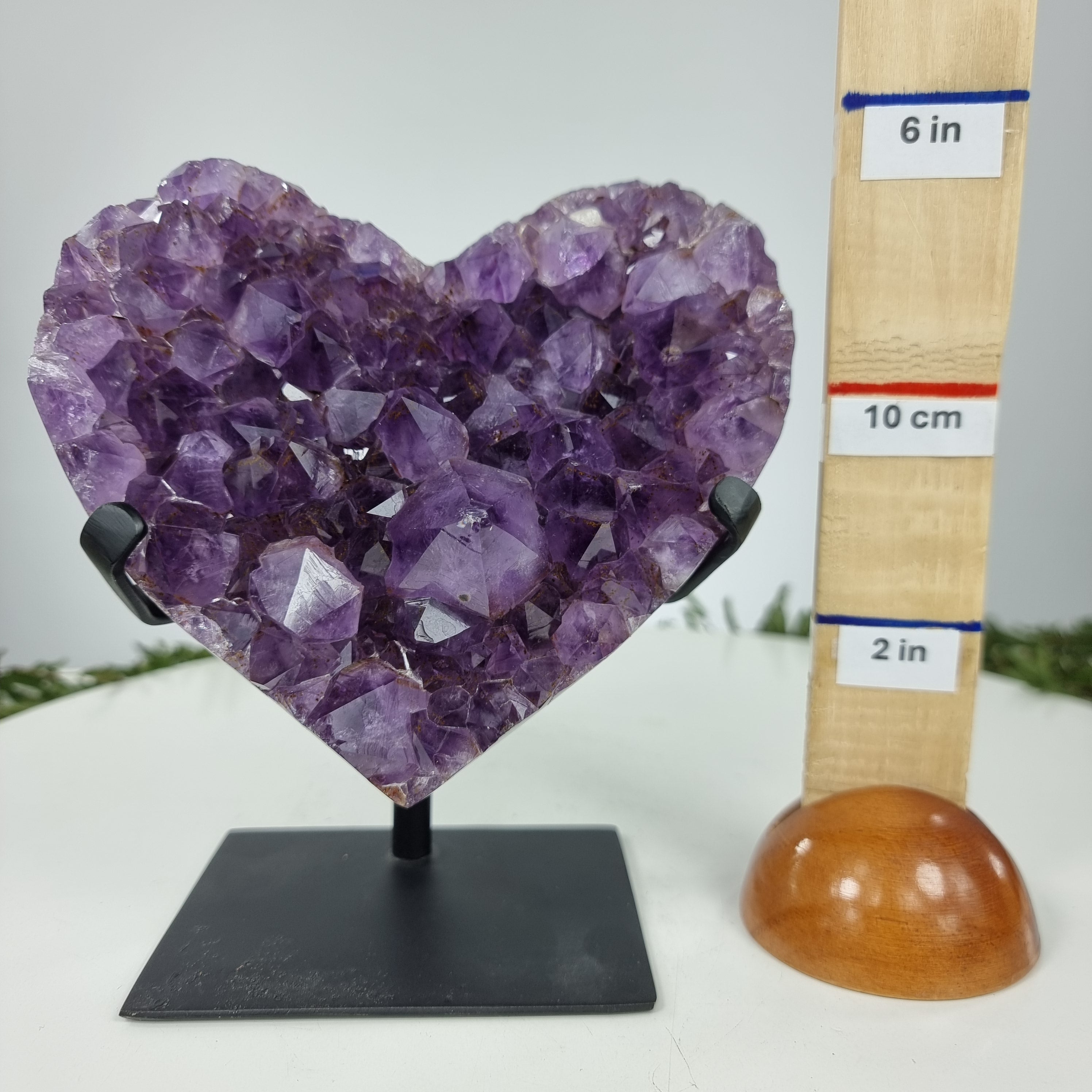Corazón de Amatista Especial | Peso 1,38 Kgs, Altura 18 cm | Energía, Belleza y Sofisticación