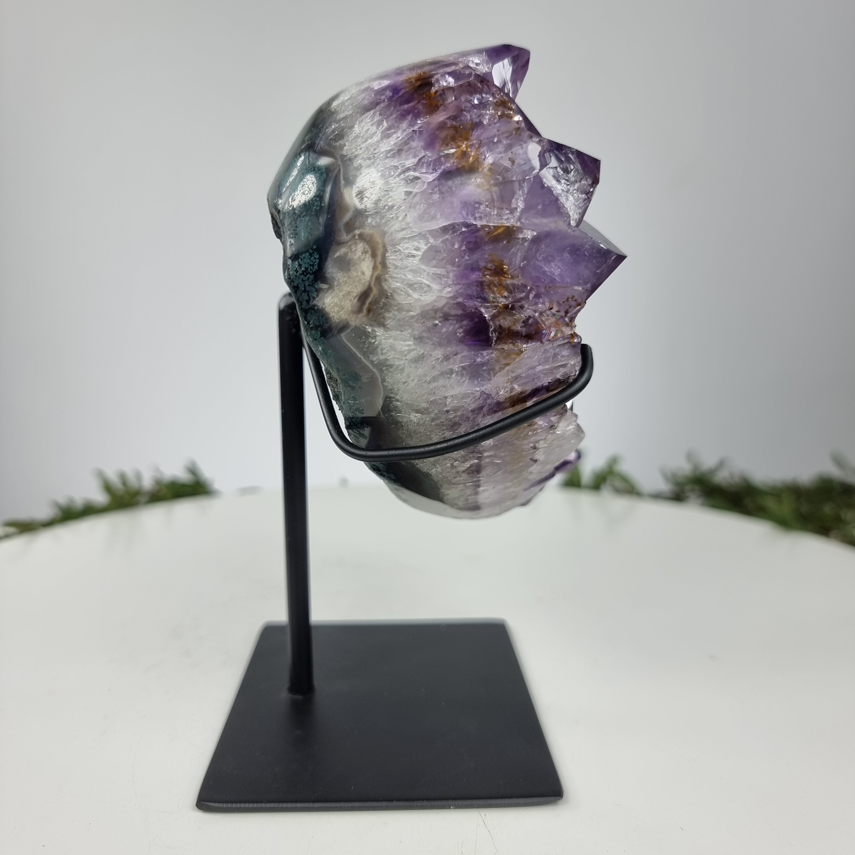 Corazón de Amatista Especial | Peso 1,35 Kgs, Altura 18 cm | Energía, Belleza y Sofisticación