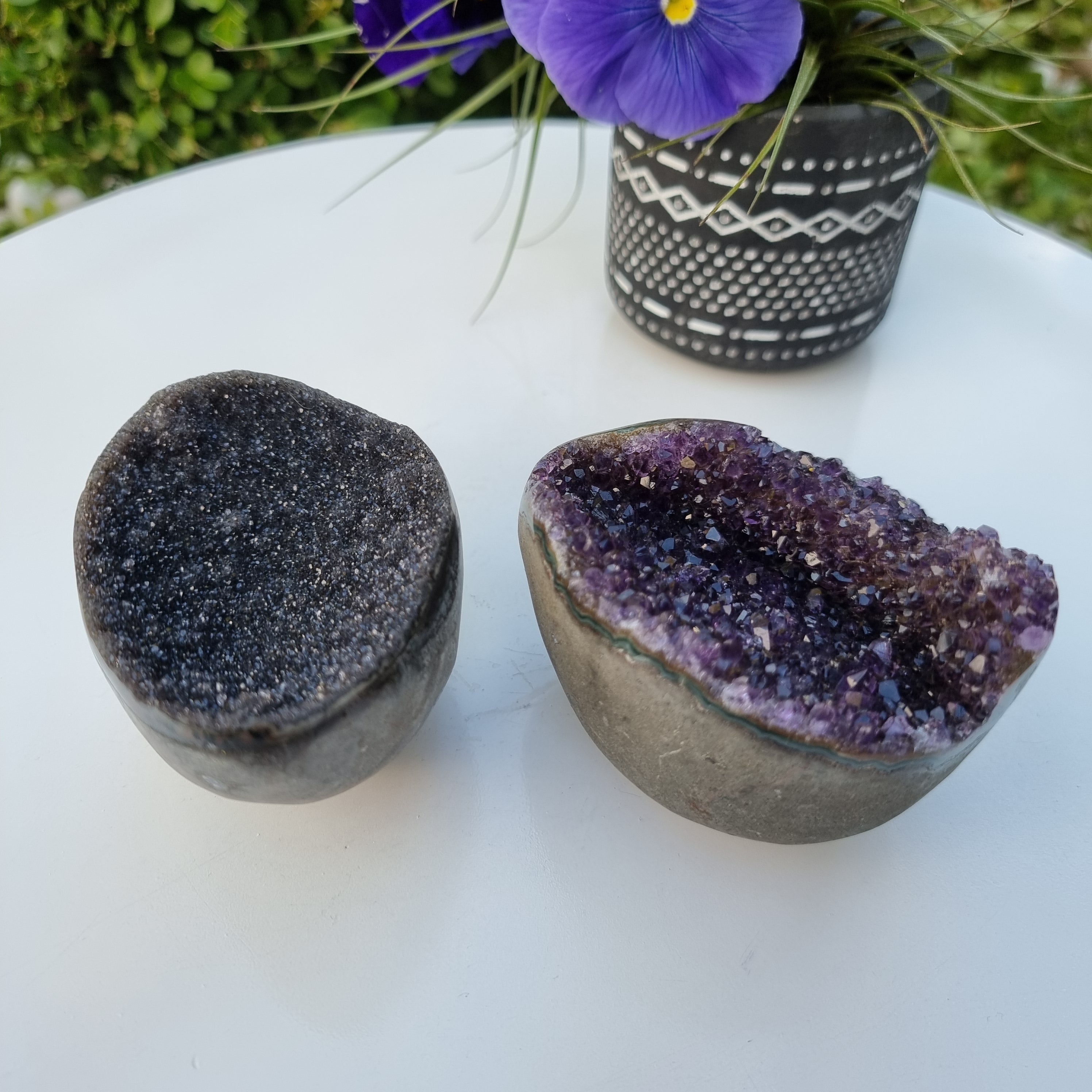 Drusa de Amatista Especial | Peso 0,38 Kgs, Altura 8 cm | Energía, Belleza y Sofisticación