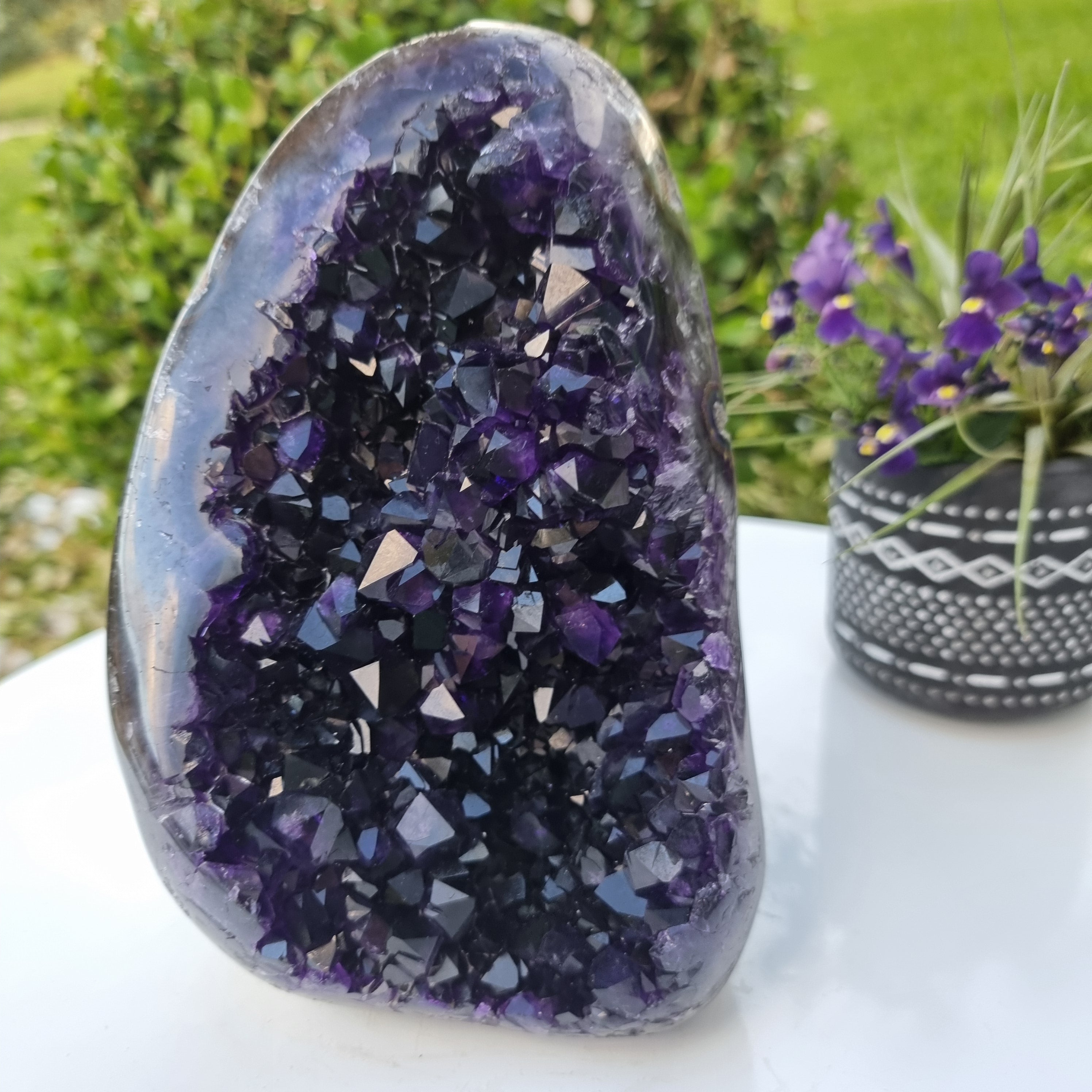 Purple Amethyst Super Special | Weight 3.00 Kgs, Height 20 cm | Energy, Beauty, and Sophistication