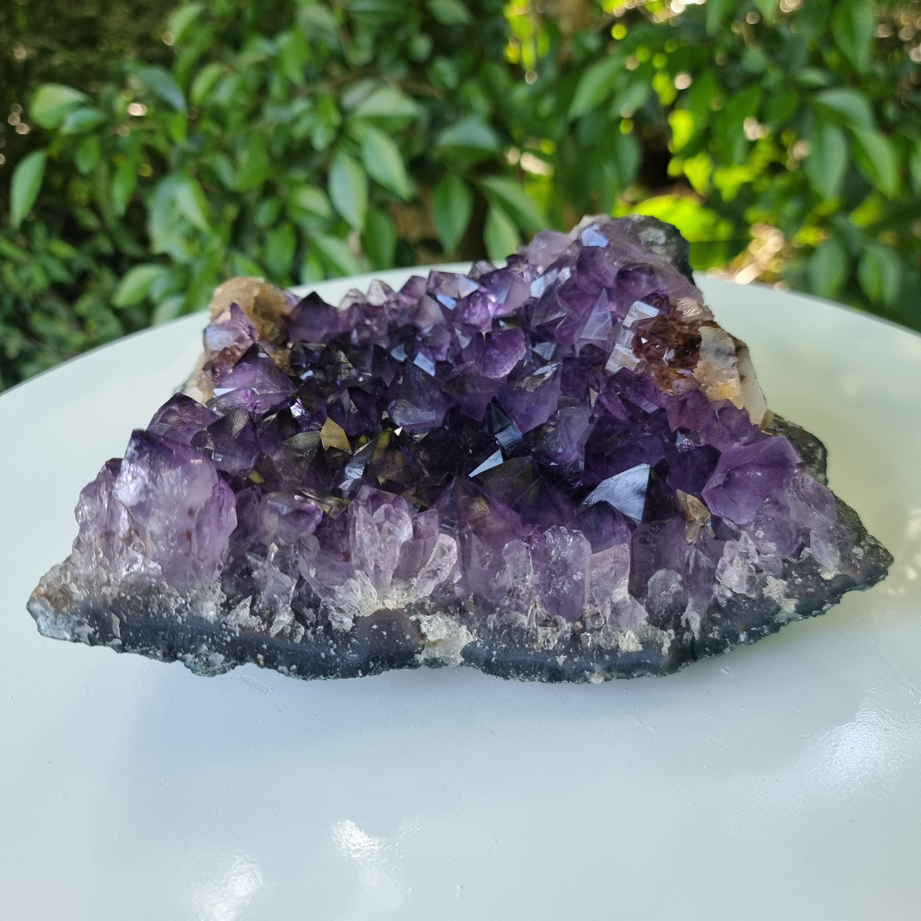 Drusas de Amatista Súper Violeta | Peso 1,90 Kgs, Longitud 20 cm | Energía, Belleza y Sofisticación