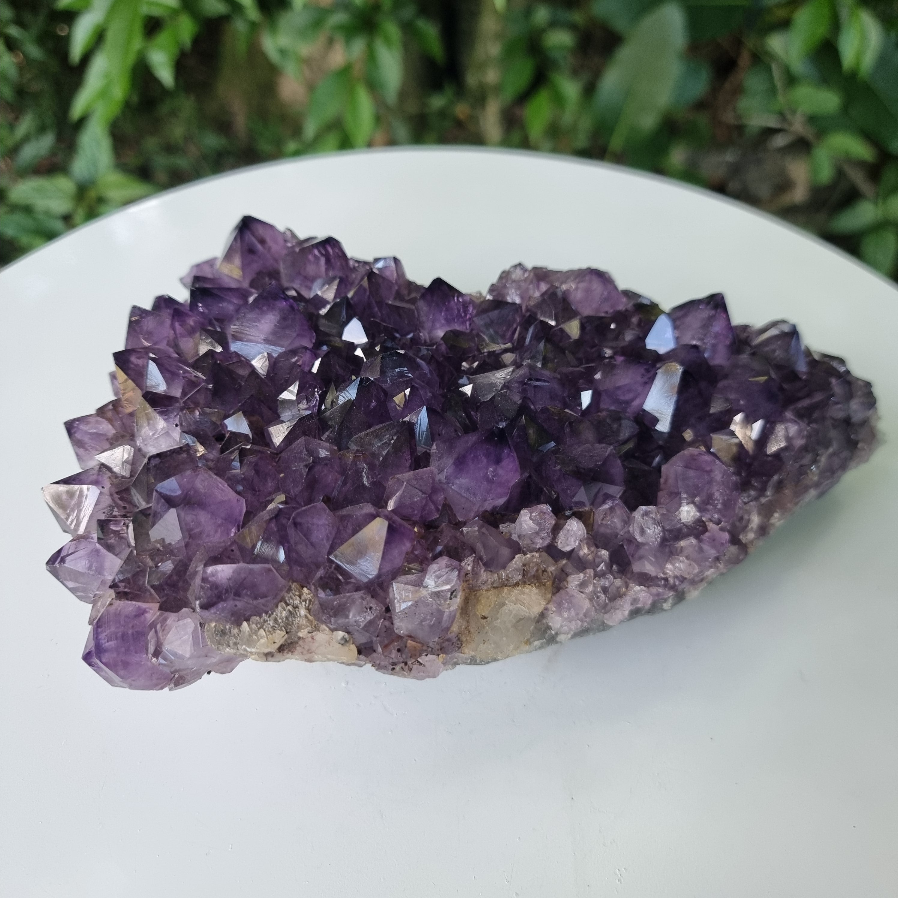 Drusas de Amatista Súper Violeta | Peso 1,90 Kgs, Longitud 20 cm | Energía, Belleza y Sofisticación
