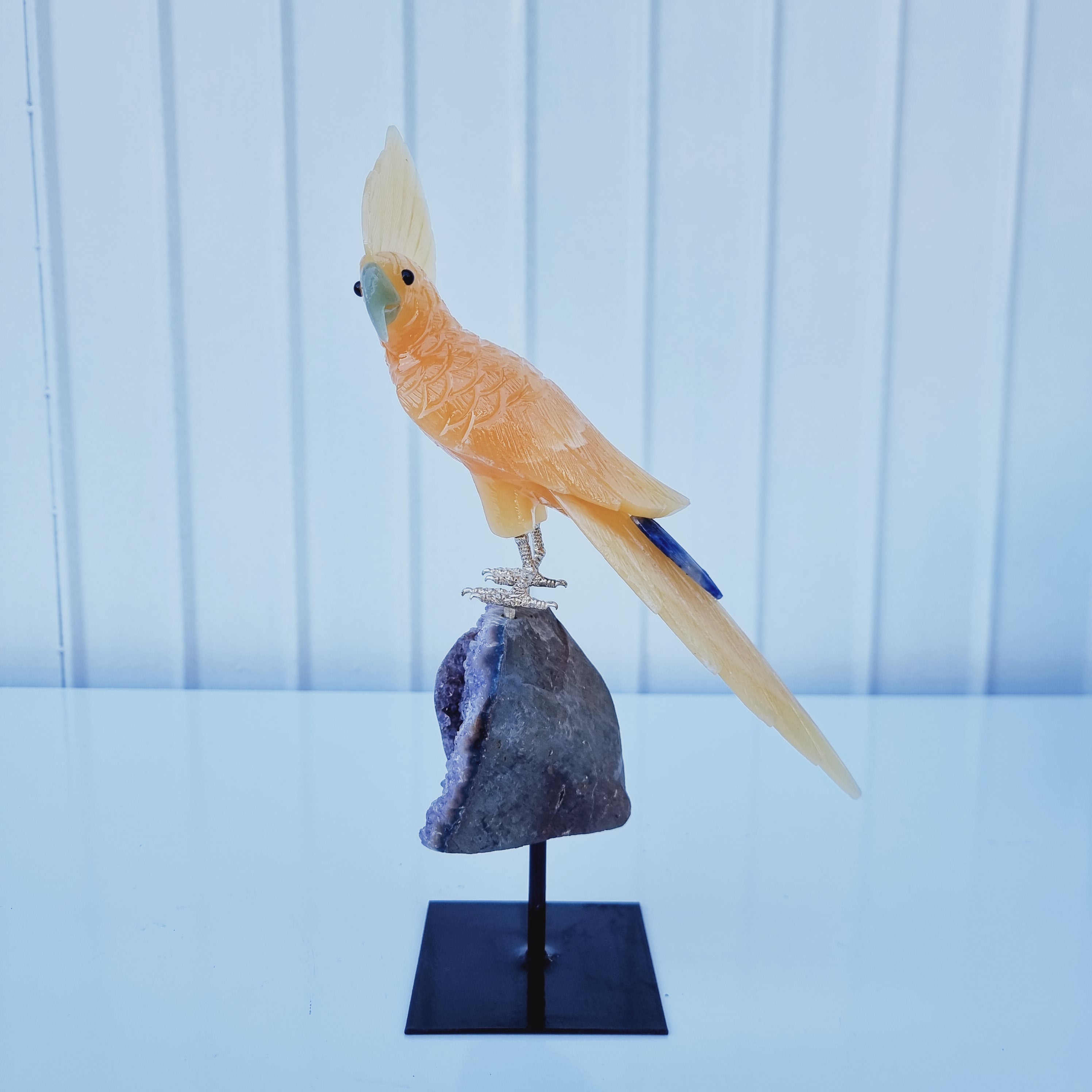 Pájaro de CALCITA Natural Especial | Peso 1,06 Kgs, Altura 28 cm | Exclusivo, Energía y Belleza