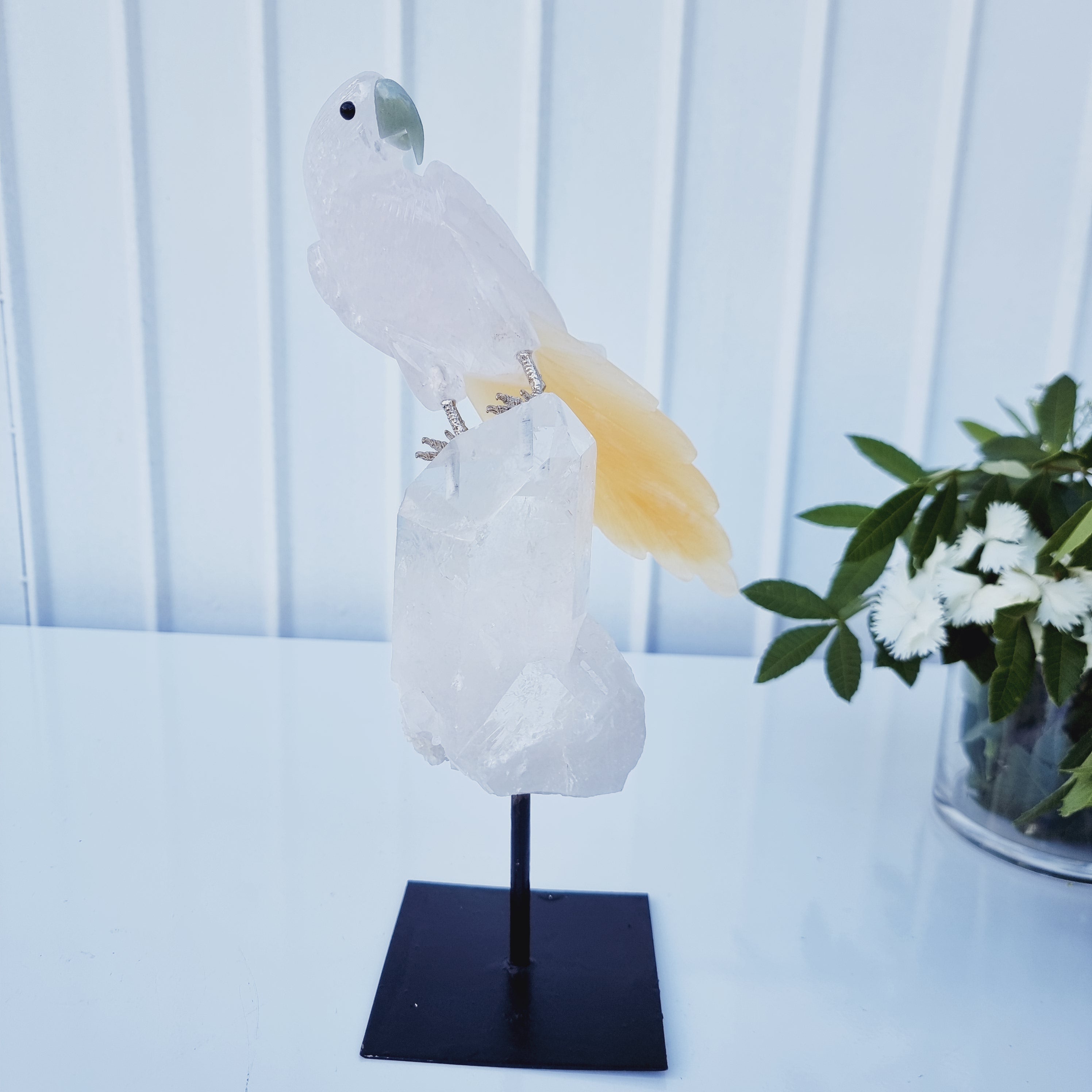 Special Natural Crystal Bird | Weight 1.20 Kgs, Height 29 cm | Exclusive, Energy and Beauty