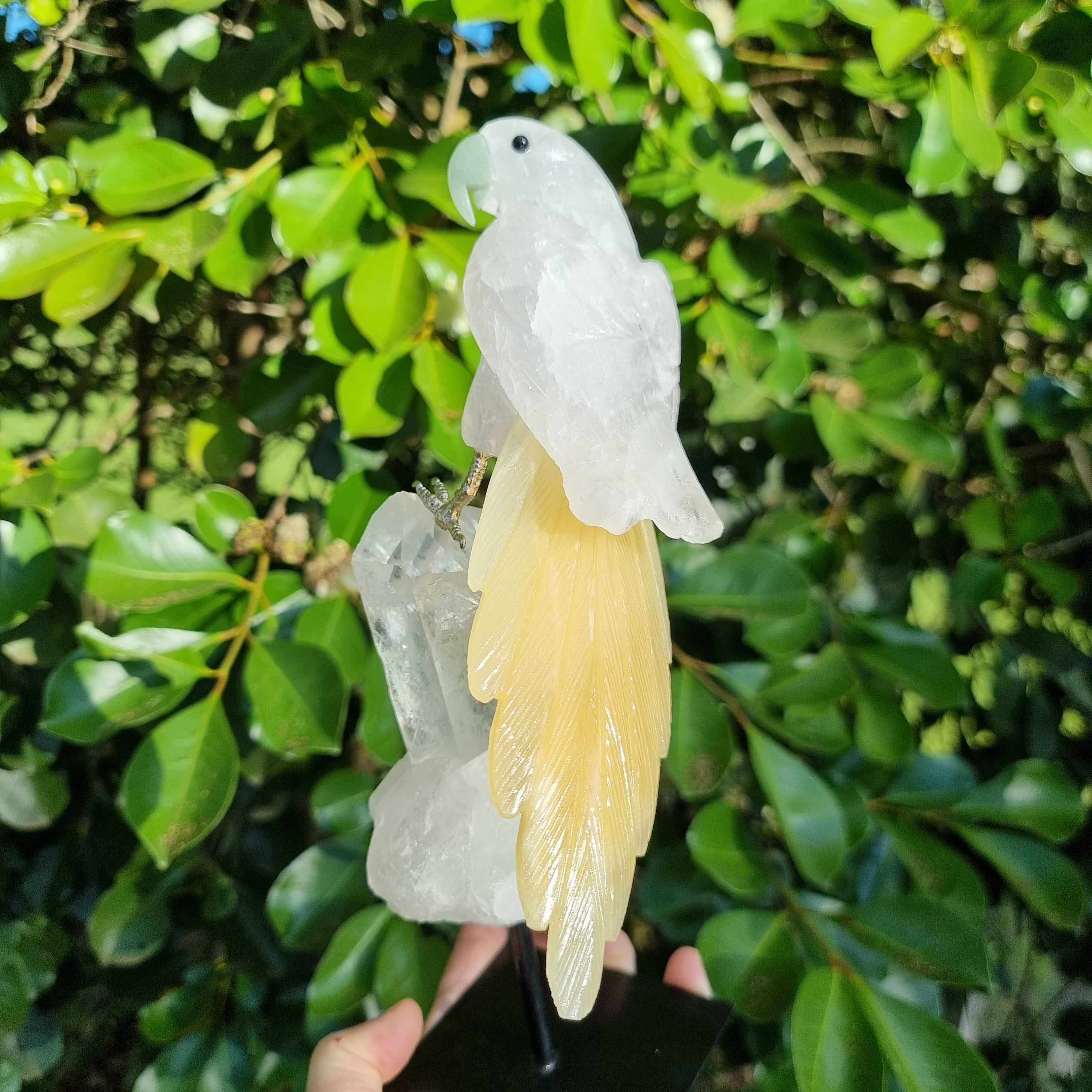 Special Natural Crystal Bird | Weight 1.20 Kgs, Height 29 cm | Exclusive, Energy and Beauty
