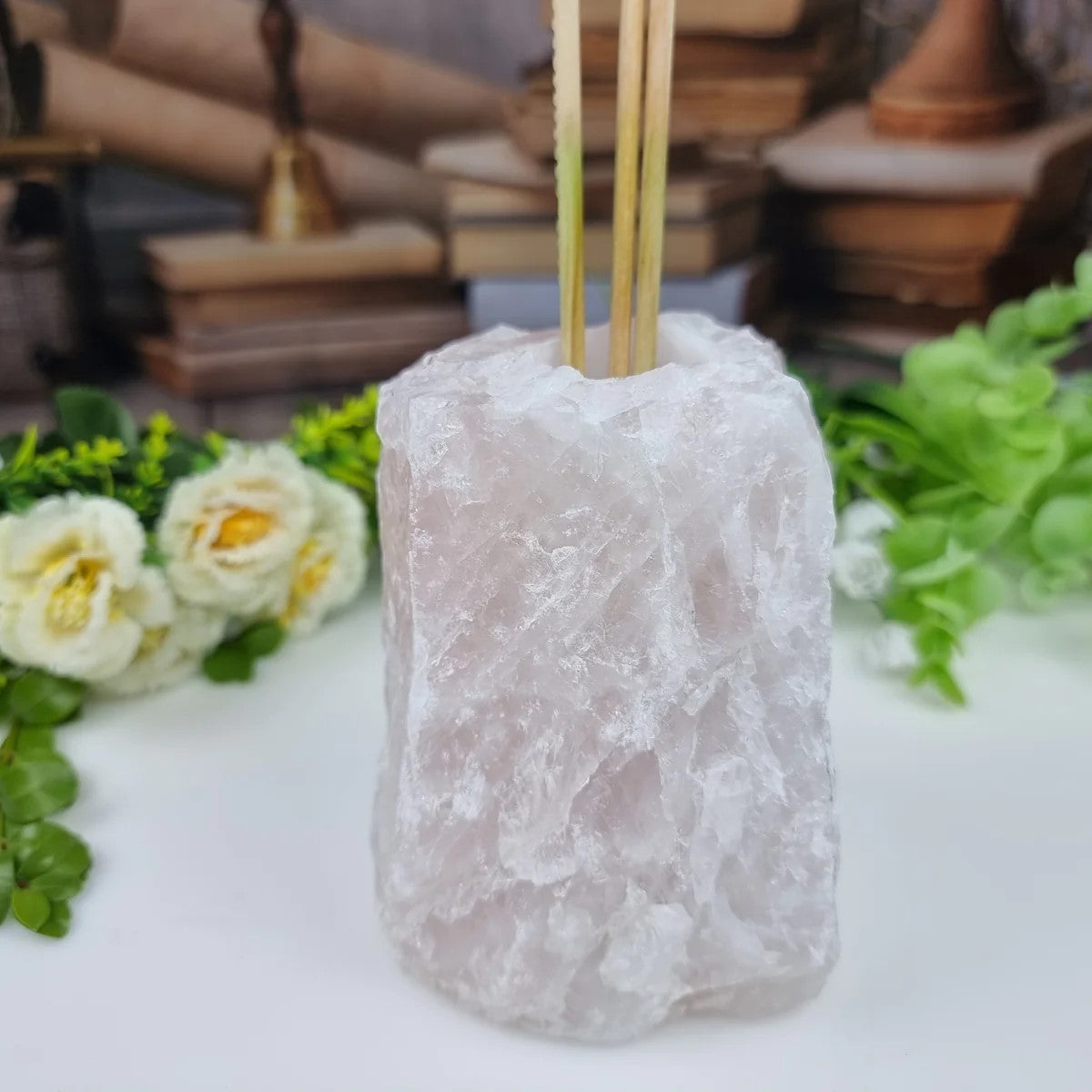 Quartz Diffuser Bottle - Rough Stone Diffuser - available in different colors