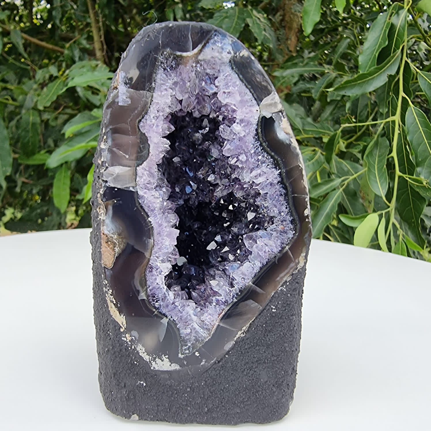 Chapel in Raw Druzy Amethyst - Amethyst Geode 1.10 Kgs, Super Special - Choose your Model