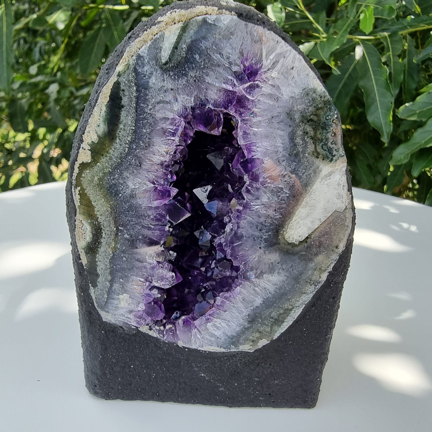 Chapel in Raw Druzy Amethyst - Amethyst Geode 1.10 Kgs, Super Special - Choose your Model