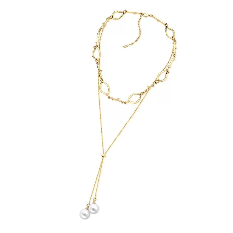 Pearl Gold Plated Necklace