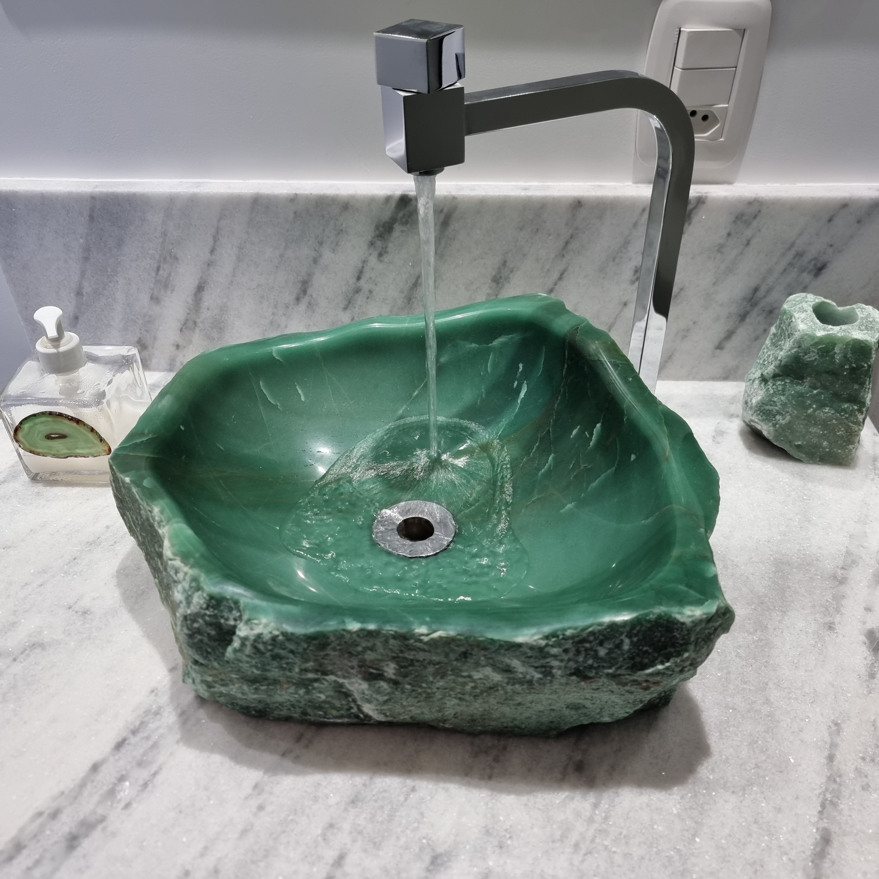 Encimera de Baño Piezas exclusivas de cuarzo cortado peso 11 a 14 kg